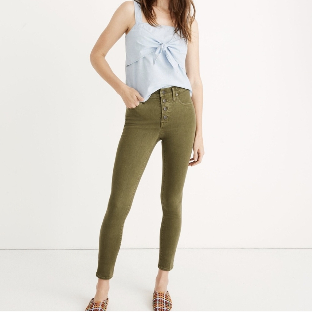 Madewell High Rise Skinny Crop